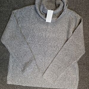 G by Giuliana Heather Gray Cowl Neck Sweater